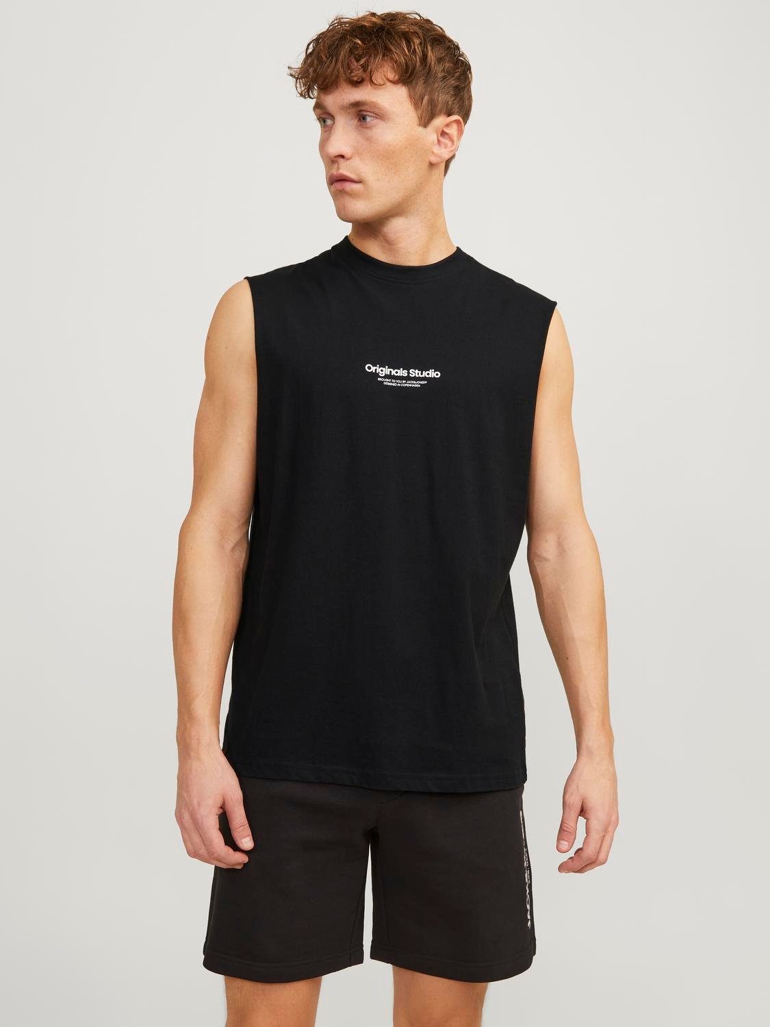 Jack & Jones Kurzarmshirt JORVESTERBRO SLEEVELESS TEE SN