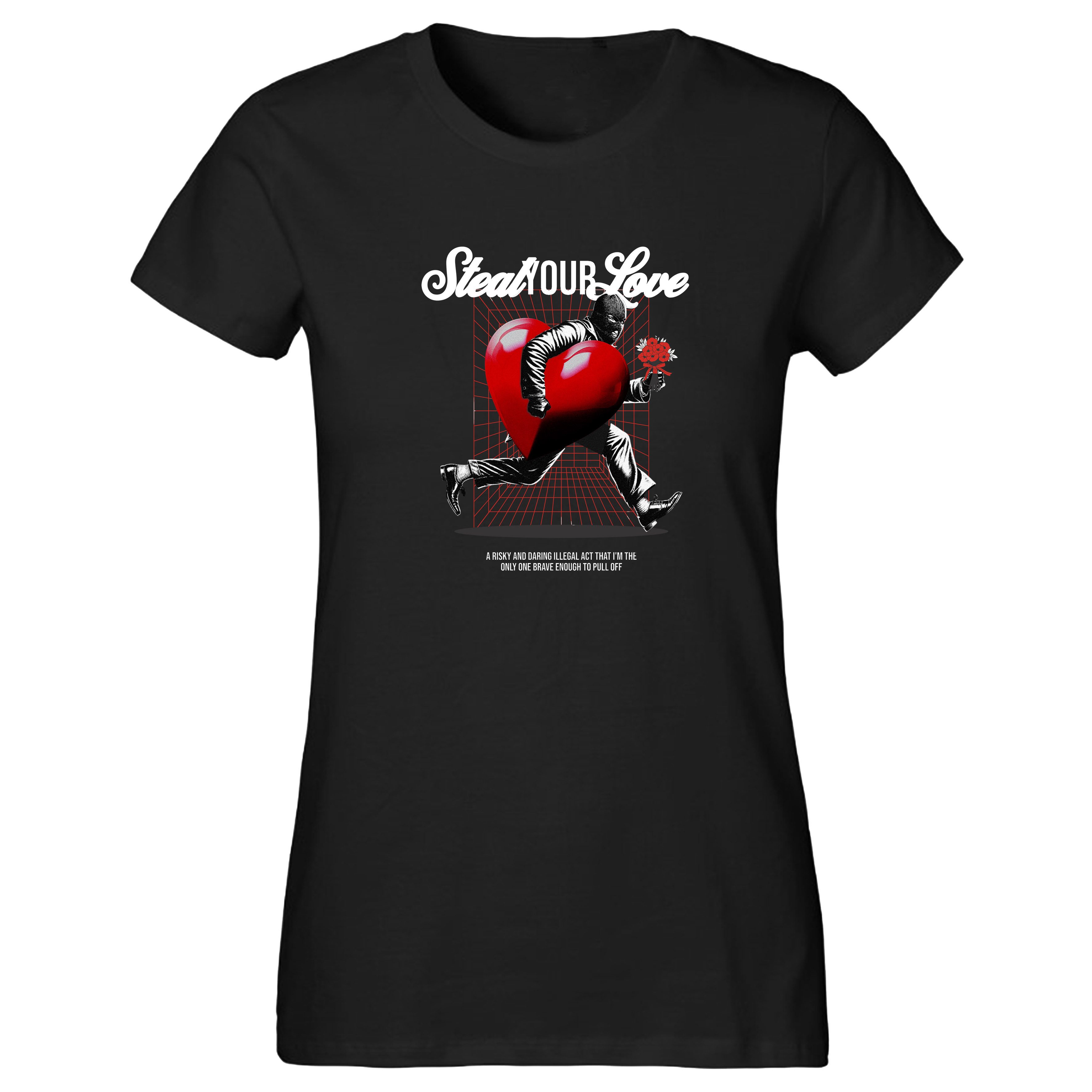 Banco T-Shirt Damen T-Shirt „Steal Your Love“ mit Grafikdruck - Rundhals Ku günstig online kaufen