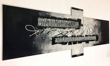 WandbilderXXL XXL-Wandbild Modern Past 230 x 90 cm, Abstraktes Gemälde, handgemaltes Unikat