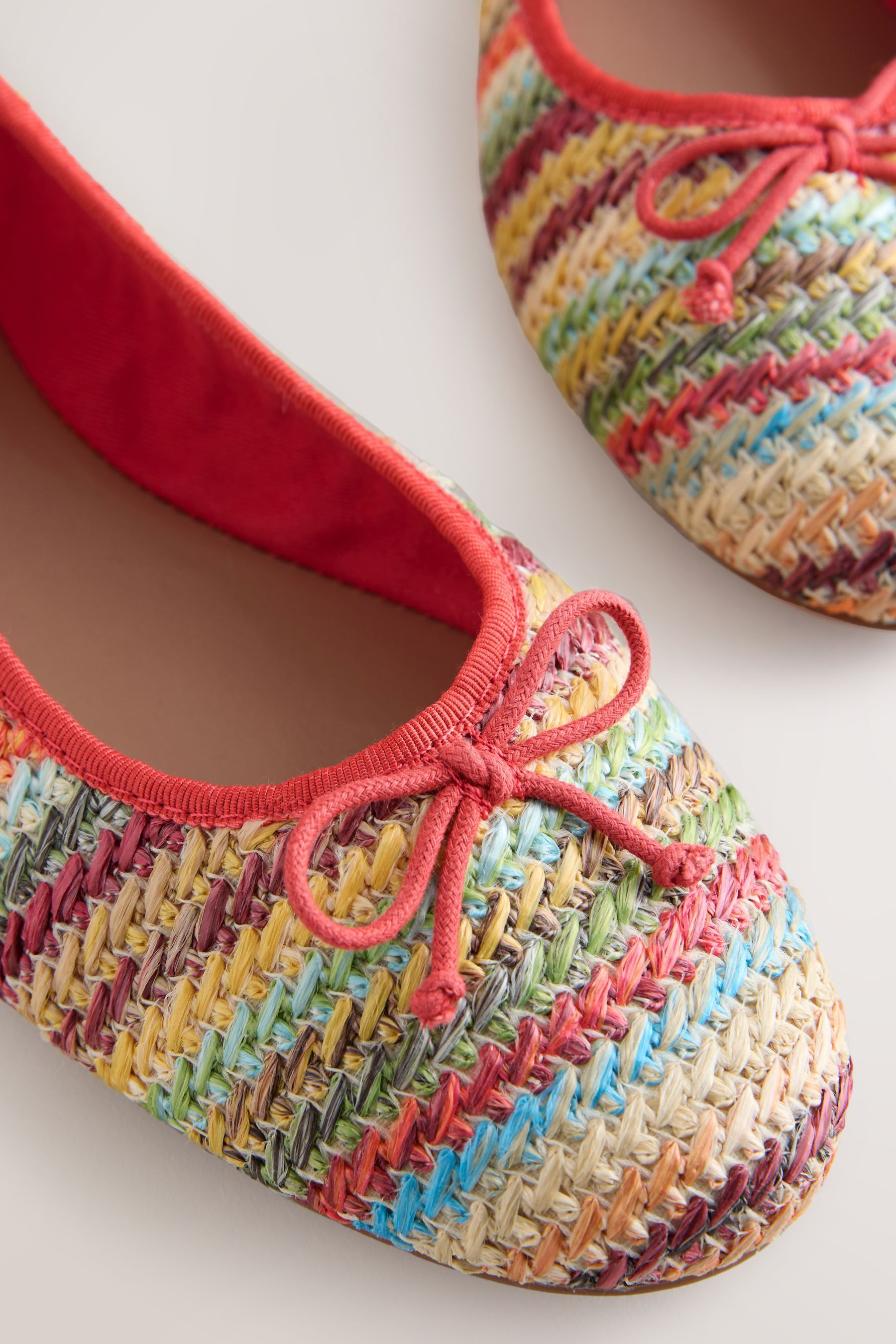 Next Forever Comfort® flache Raffia-Ballerinas Ballerina (1-tlg)