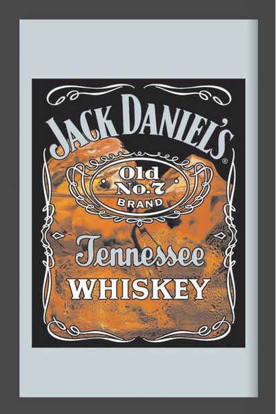 Close Up Wandspiegel Jack Daniel's Spiegel Whiskey Glas