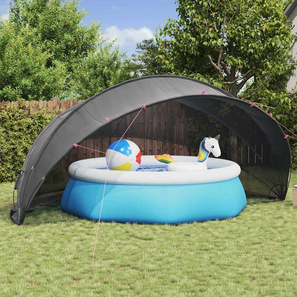 vidaXL, Pool-Dome Schwarz 546 x 516 x 250 cm