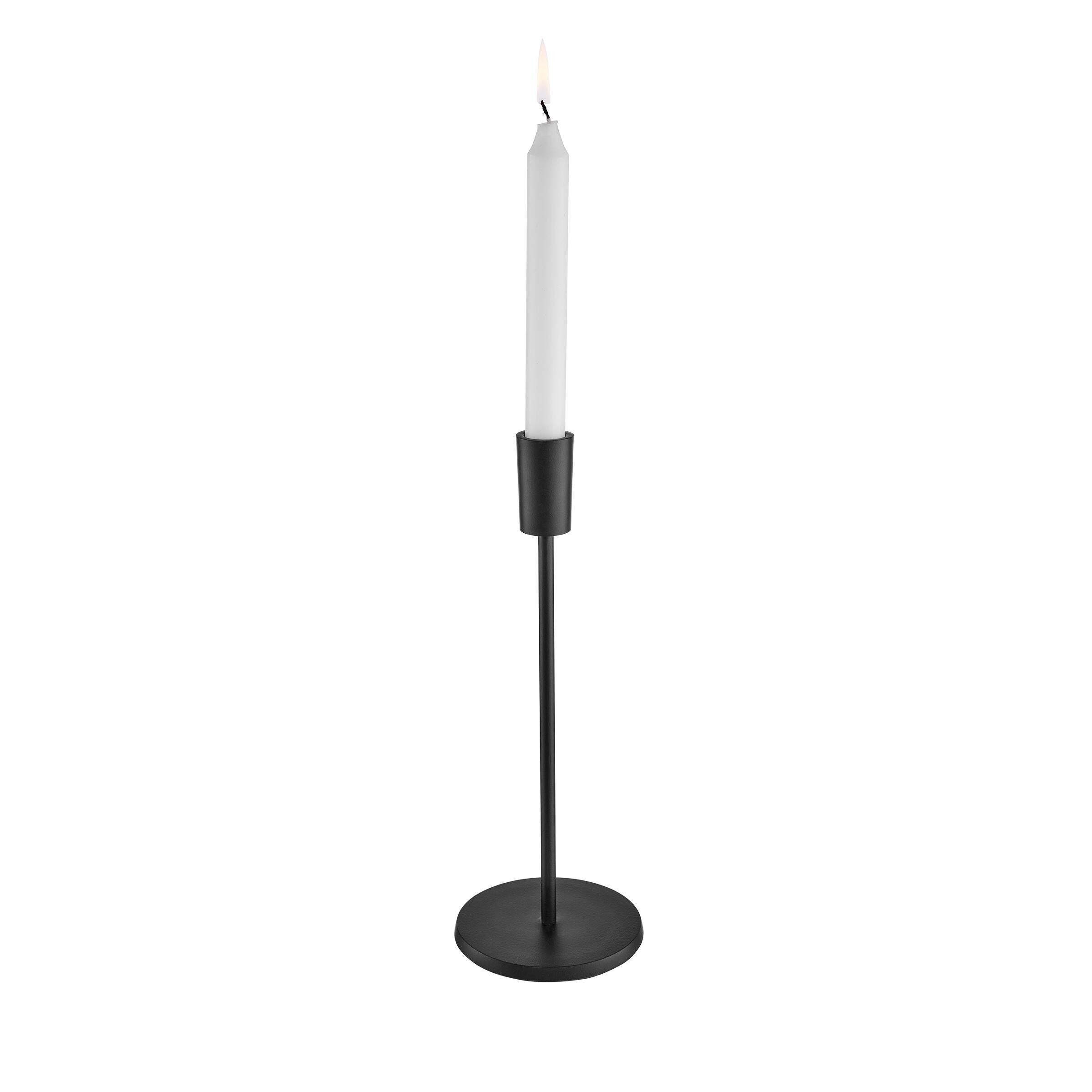 HIGHLIGHT Kerzenhalter Kerzenhalter Höhe 29cm BUTLERS Schwarz