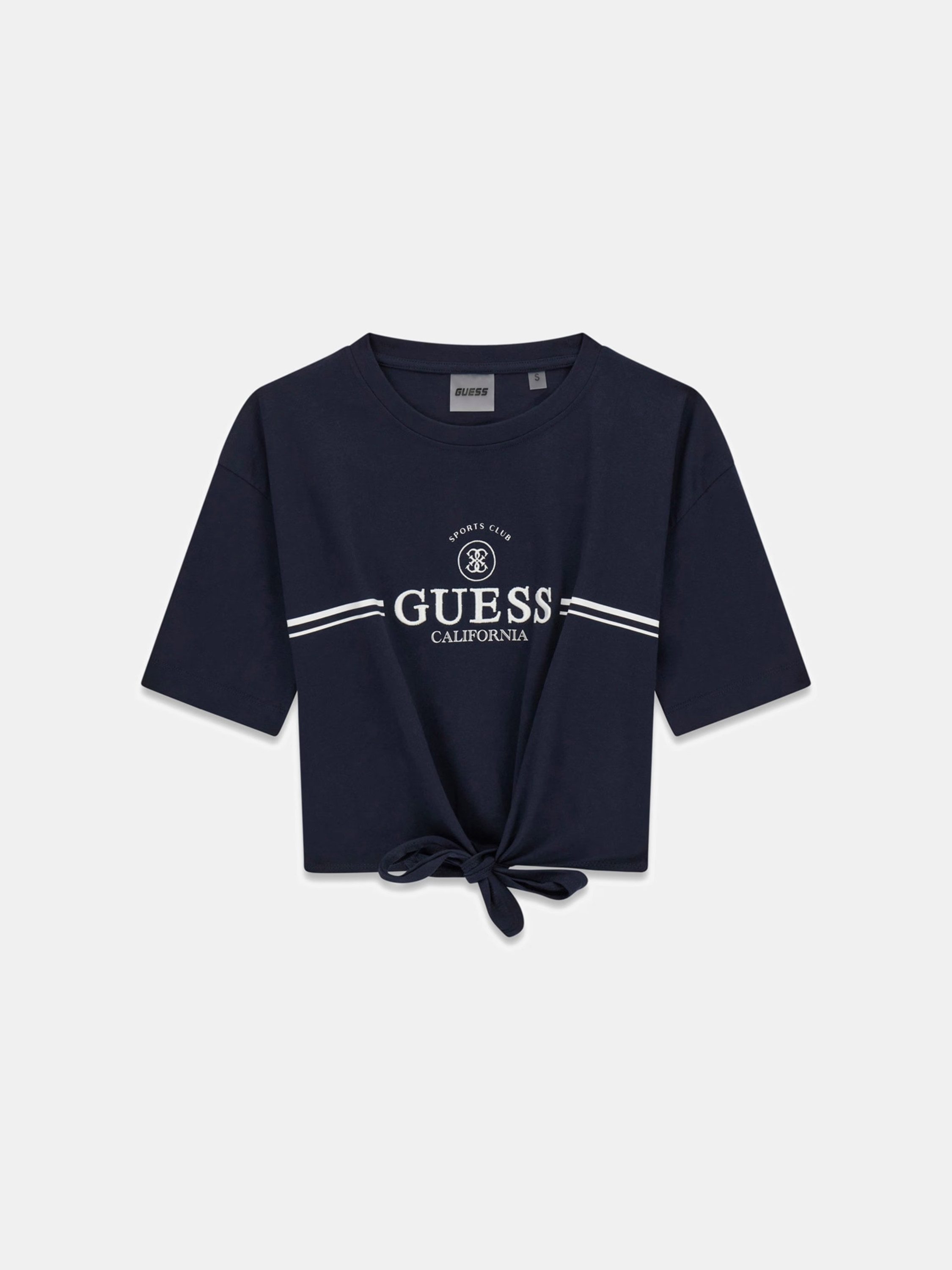 Guess T-Shirt - Boxy Logo T-Shirt - Tshirt Damen - Kurzarmshirt - Crop Top