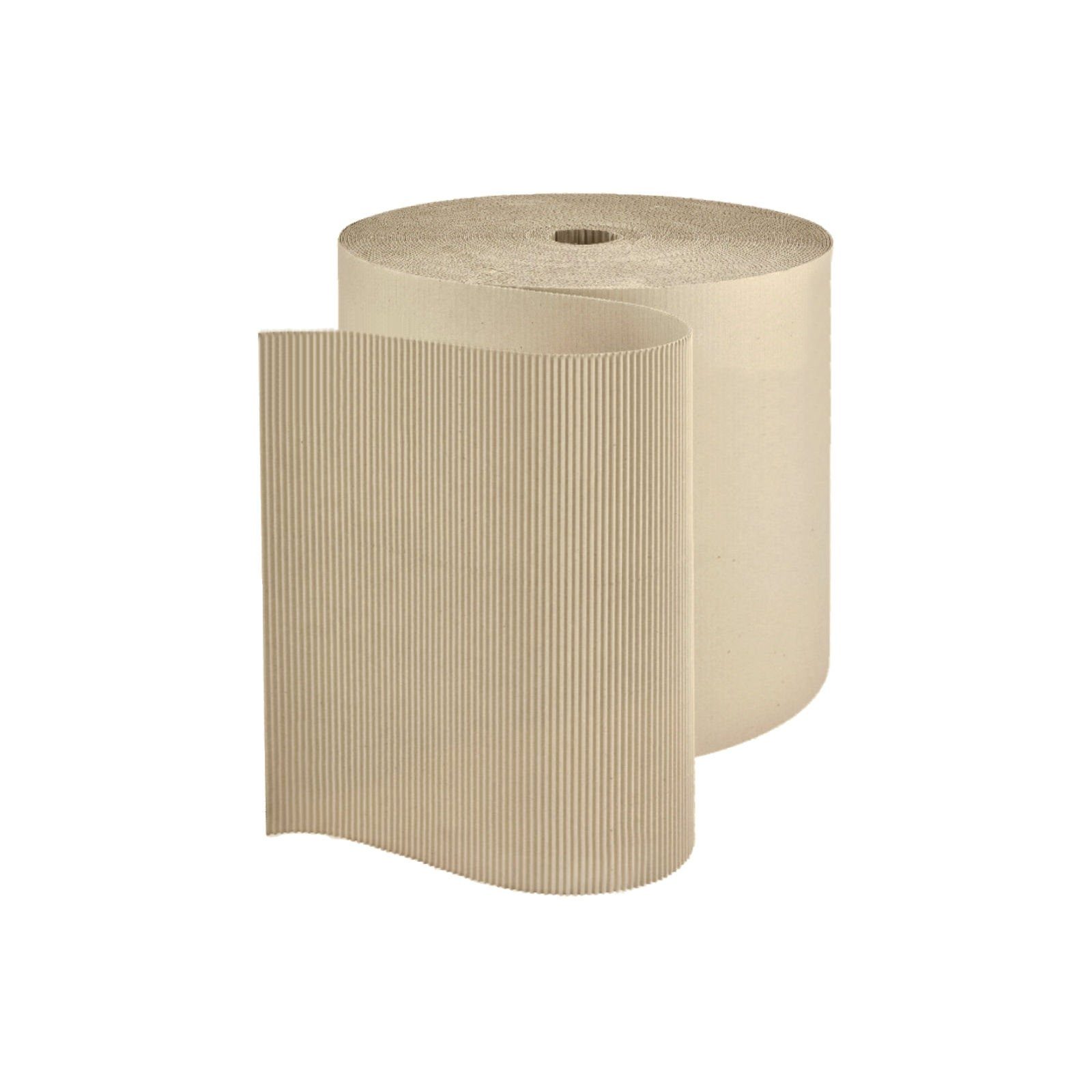 Rollen-Wellenpappe 0,5m Wellpappe Seidenpapier, Polstermaterial Verpackungen Breite Grau KK