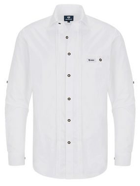 Almbock Trachtenhemd »Landhaushemd Laurentius« weiß