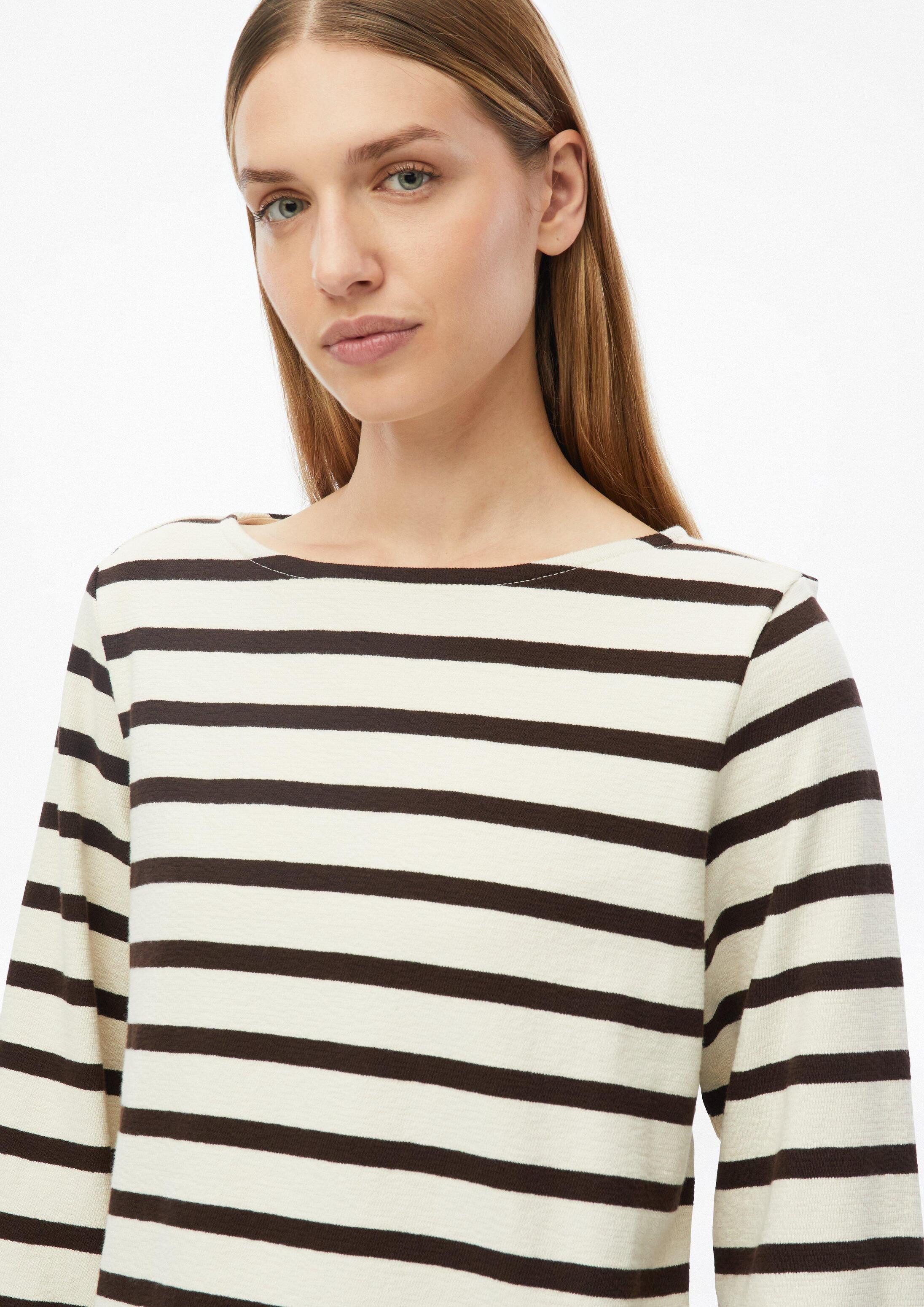 s.Oliver Sweatshirt Sweatshirt Leichtes Sweatshirt mit Streifen – Bild 4 von 5