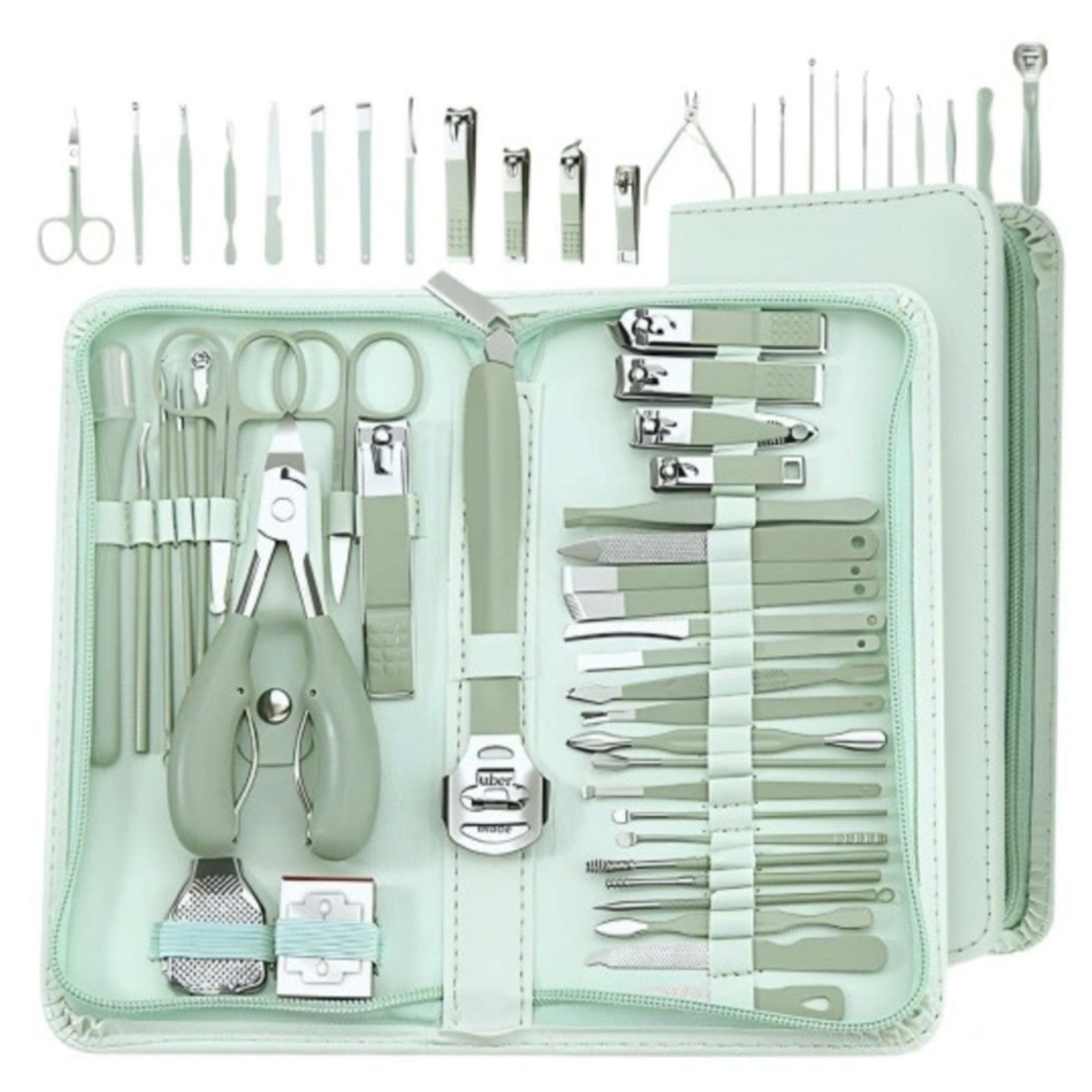 STILVORA Maniküre-Etui 35er Nagelset Nagelpflege Set Nagelknipser Nagelhaut günstig online kaufen