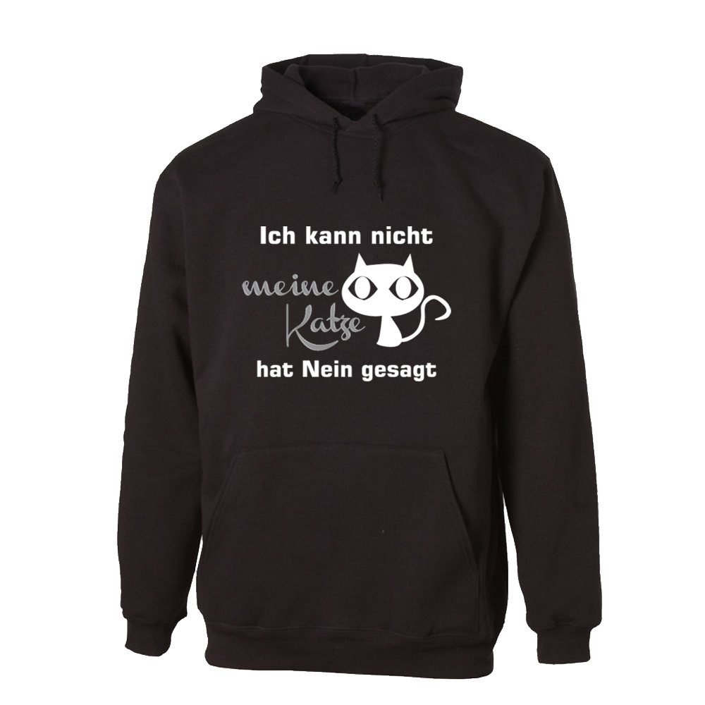 G-graphics Hoodie Ich kann nicht – meine Katze hat Nein gesagt Unisex mit trendigem Frontprint mit Spruch für Katzenliebhaber