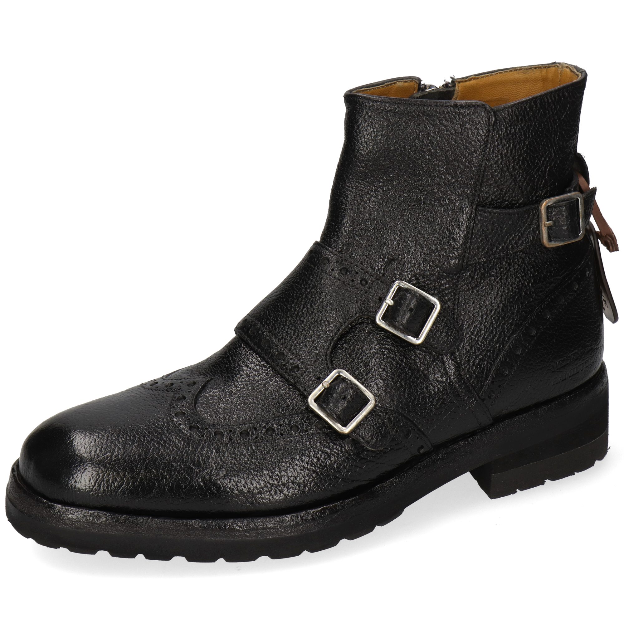 Melvin & Hamilton Tucker 7 Leder-Stiefeletten für Herren Stiefelette Flache Absätze, Echtes Leder, Vegetabile Gerbung