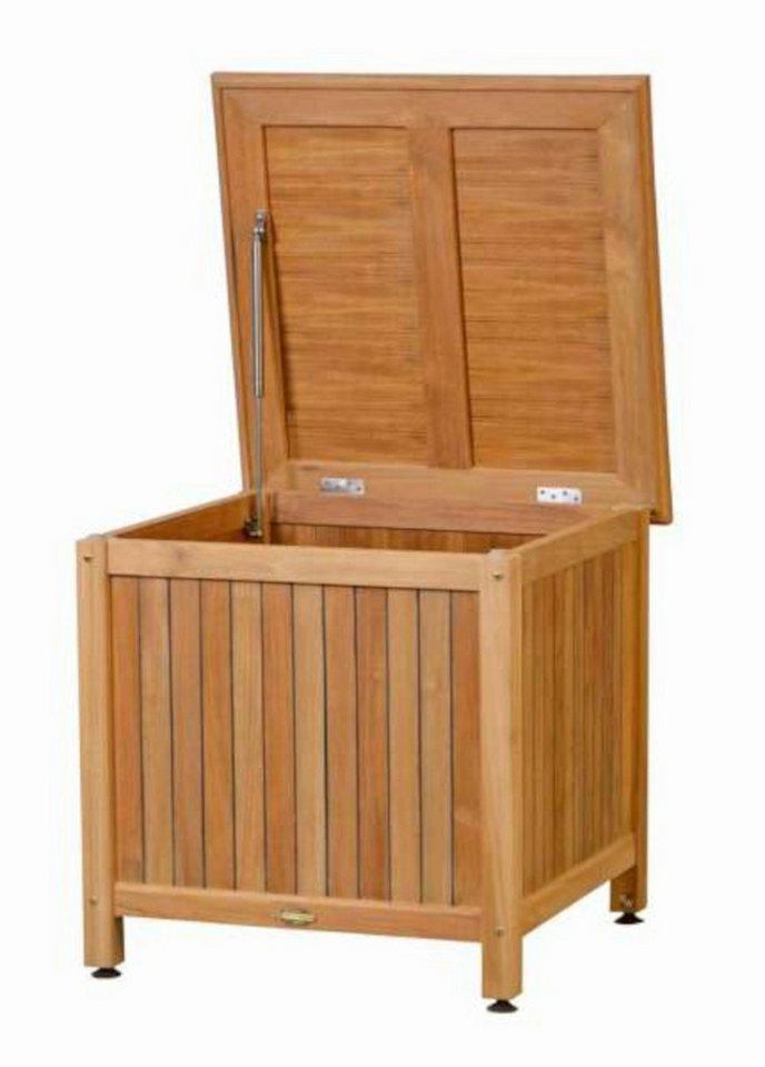Thumbnail - Kai Wiechmann Auflagenbox Massive Premium Teak Kissentruhe 72 x 72 cm als exklusive Gartentruhe, nachhaltige und unbehan...