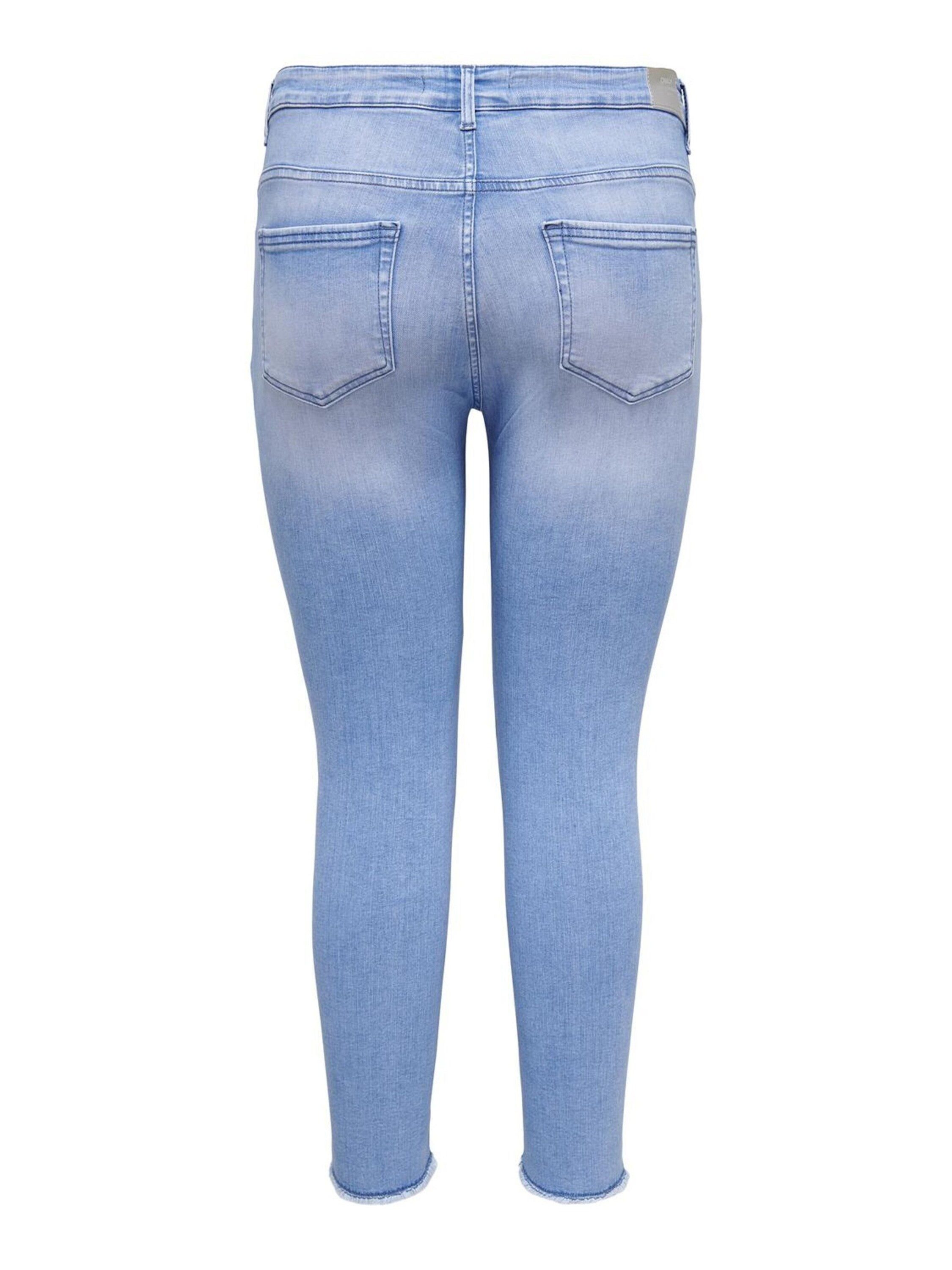ONLY CARMAKOMA 7/8-Jeans CARWilly (1-tlg) Fransen günstig online kaufen