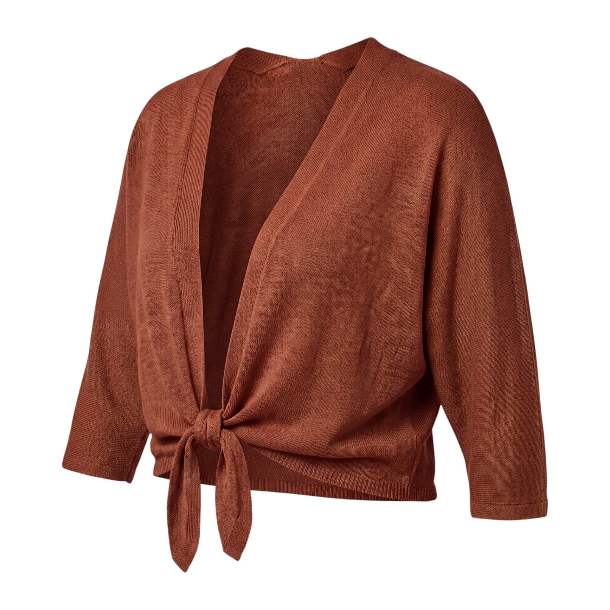 OriginalYou Bolero Cardigan Damen Feinstrick Jacke zum Binden 3/4 Arm Passend für 38/40 (relaxed), 42/44 (regular)