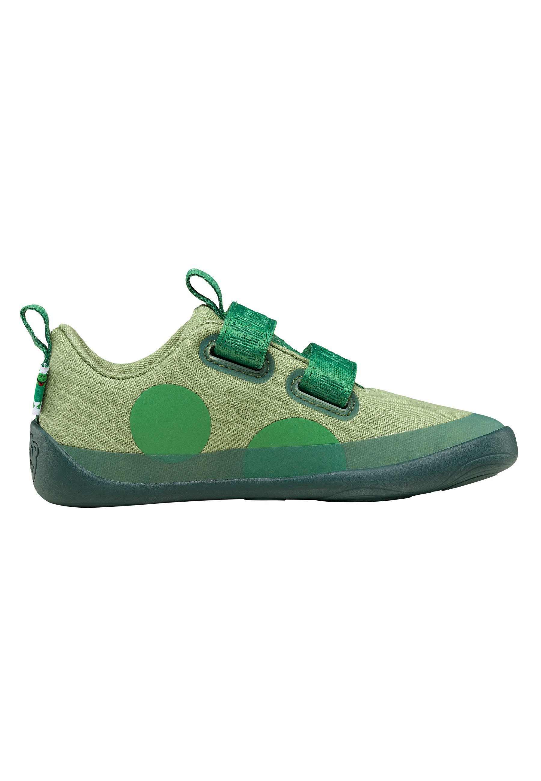 FROSCH vegan Sneaker BAUMWOLLE Frosch LUCKY grün Affenzahn