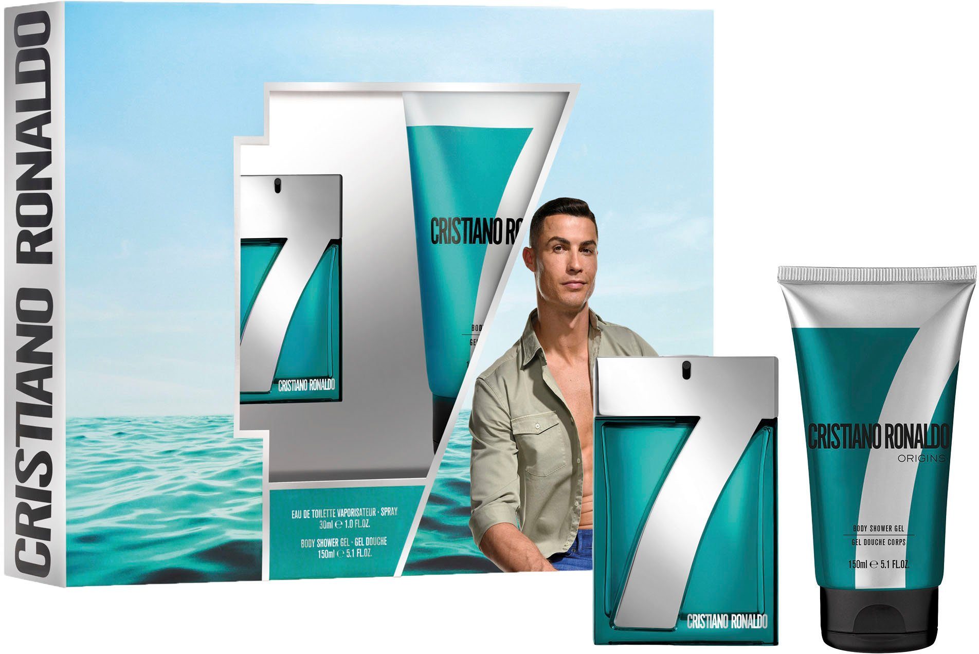 CRISTIANO RONALDO Duft-Set Eau de Toilette und Duschgel, 2-tlg., mit erfrischender Kopfnote