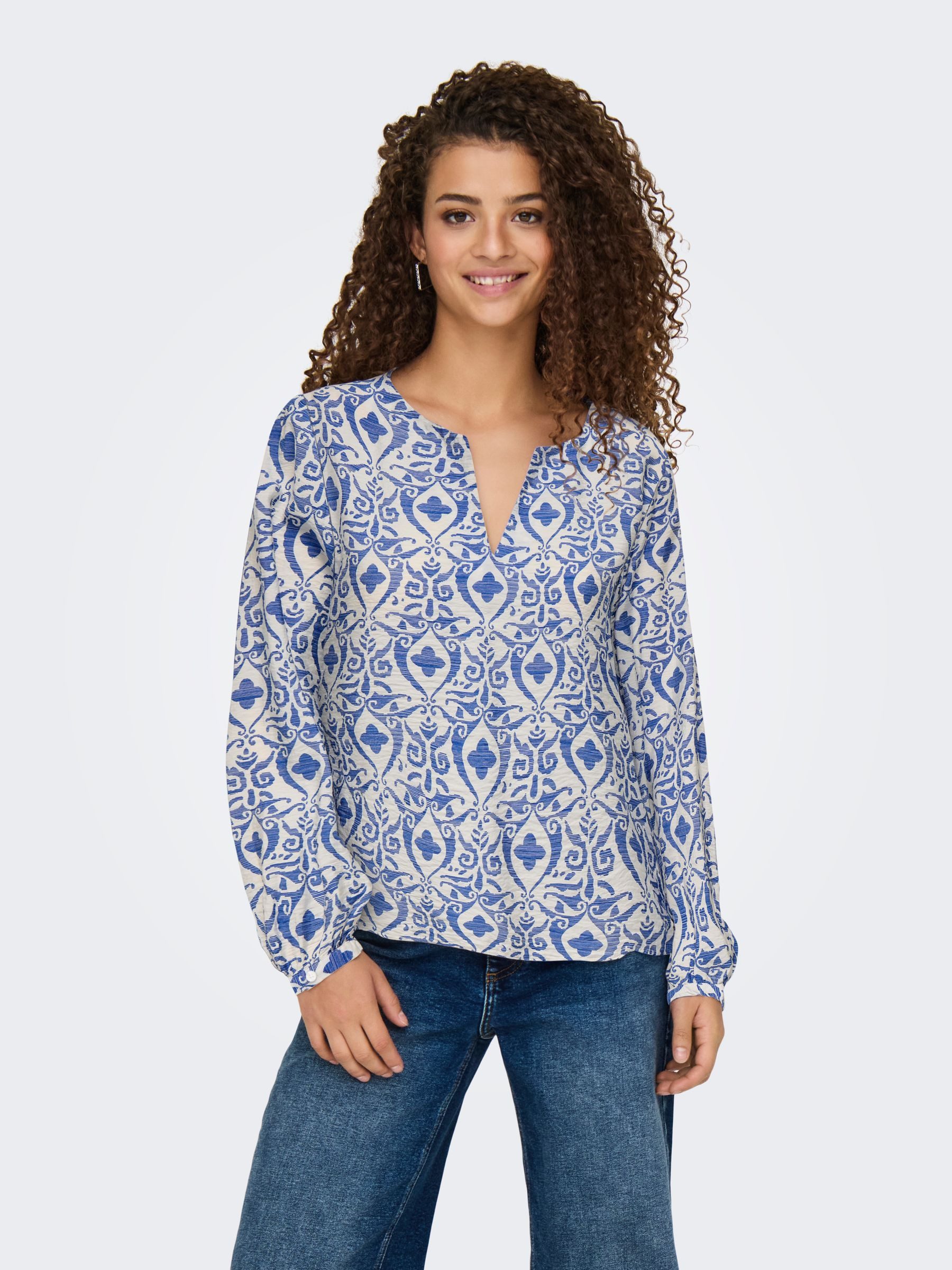 JACQUELINE de YONG Blusenshirt Trendige Langarm günstig online kaufen
