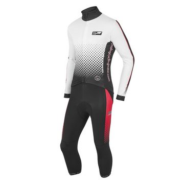 prolog cycling wear Funktionsjacke Fahrradjacke Herren Softshell „White Jacket Zero Wind & Water“