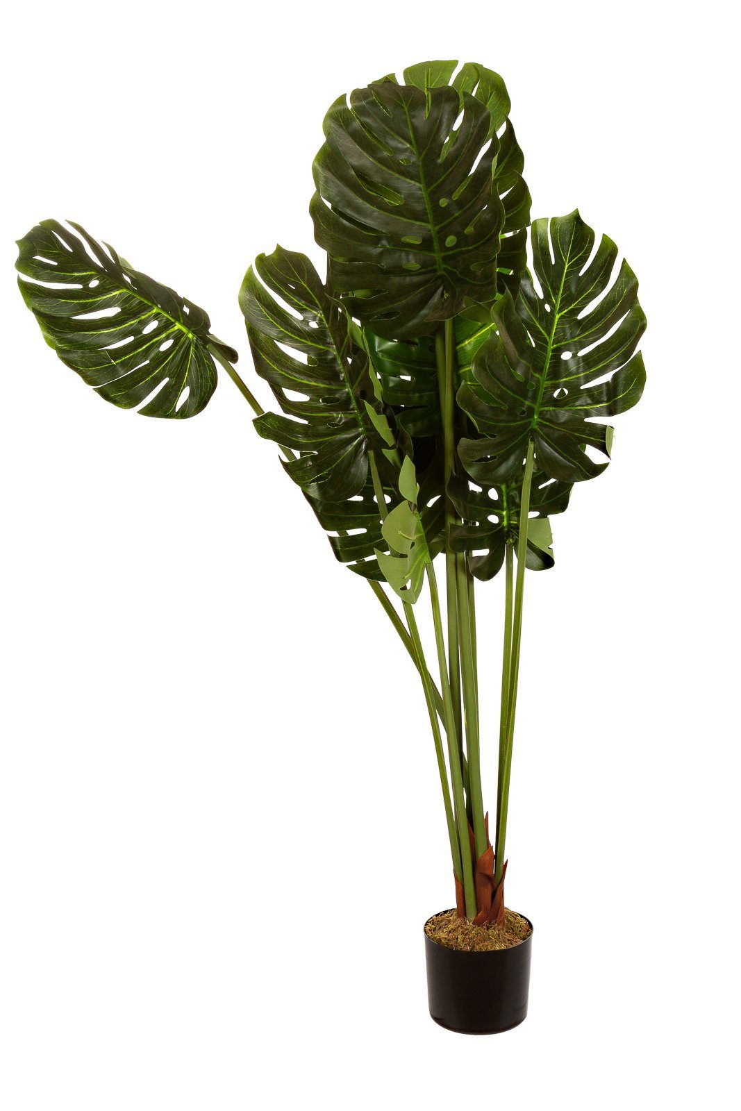 BIRENDY Dekobaum Monstera Palme Riesige künstliche Kunstpflanze Kunstblume Kunstbaum