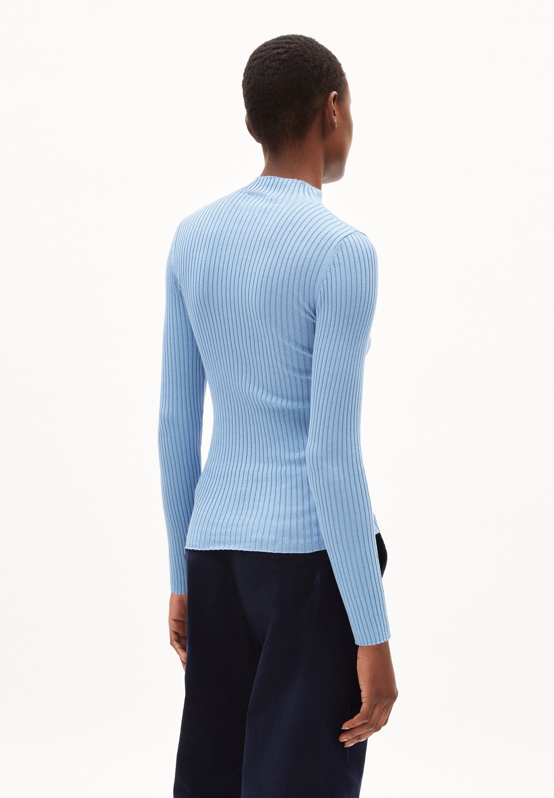 Armedangels Strickpullover ALAANIA Pullover Slim Fit aus Bio-Baumwolle Fitted
