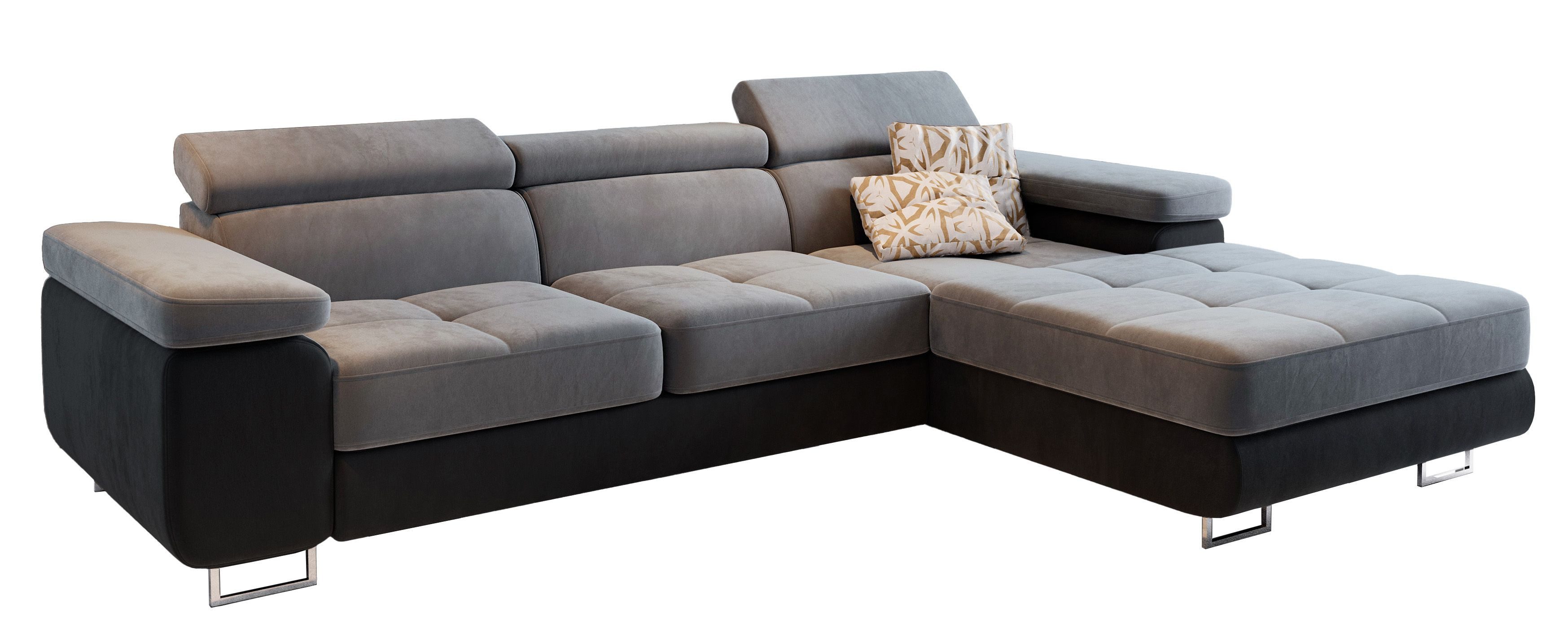 Masseno Ecksofa ELMA mit Schlaffunktion L-Form, günstig online kaufen