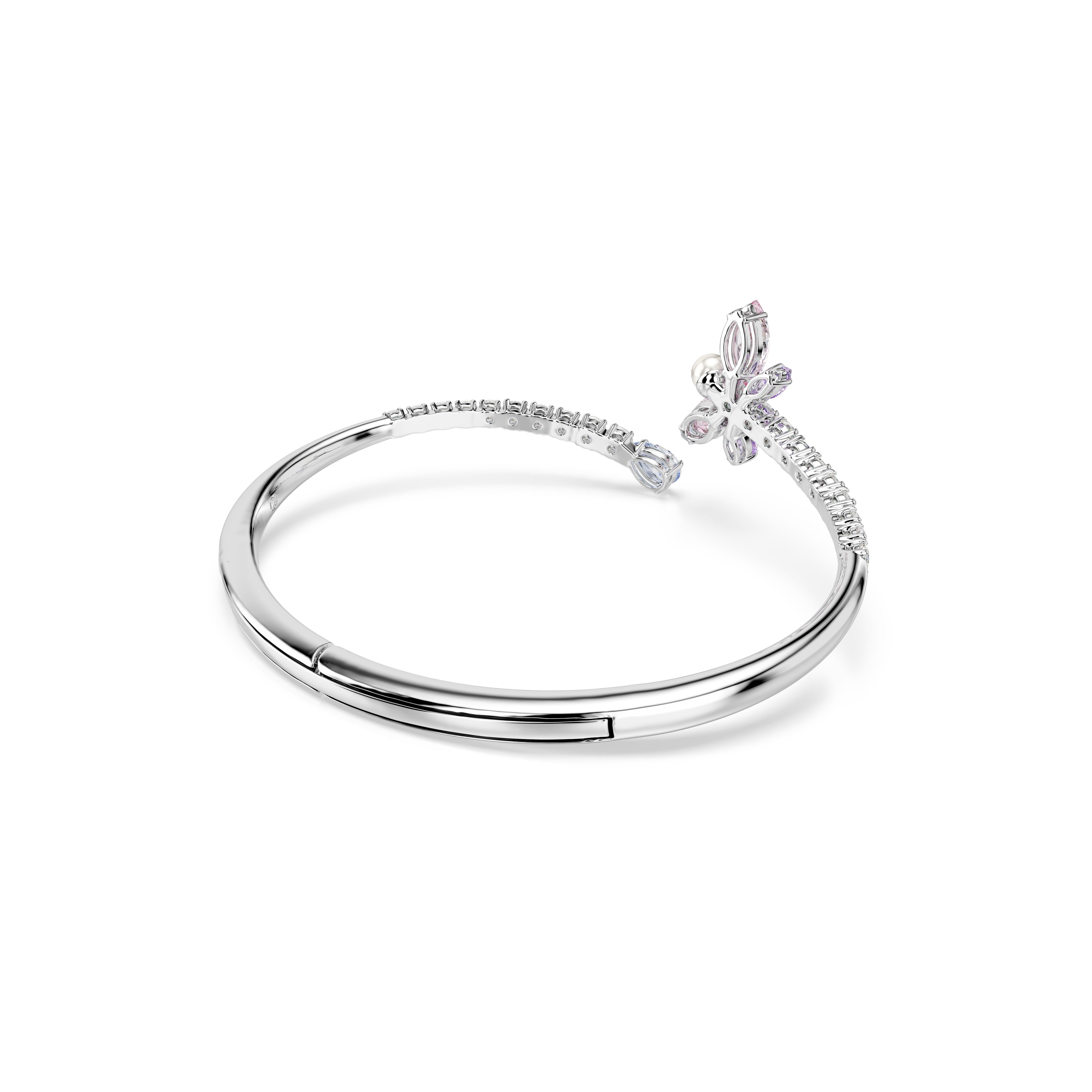 Swarovski Armspange Schmuck Geschenk Capsule Armreif, mit Swarovski® Kristall, Zirkonia (synth) - mit Swarovski® Perle