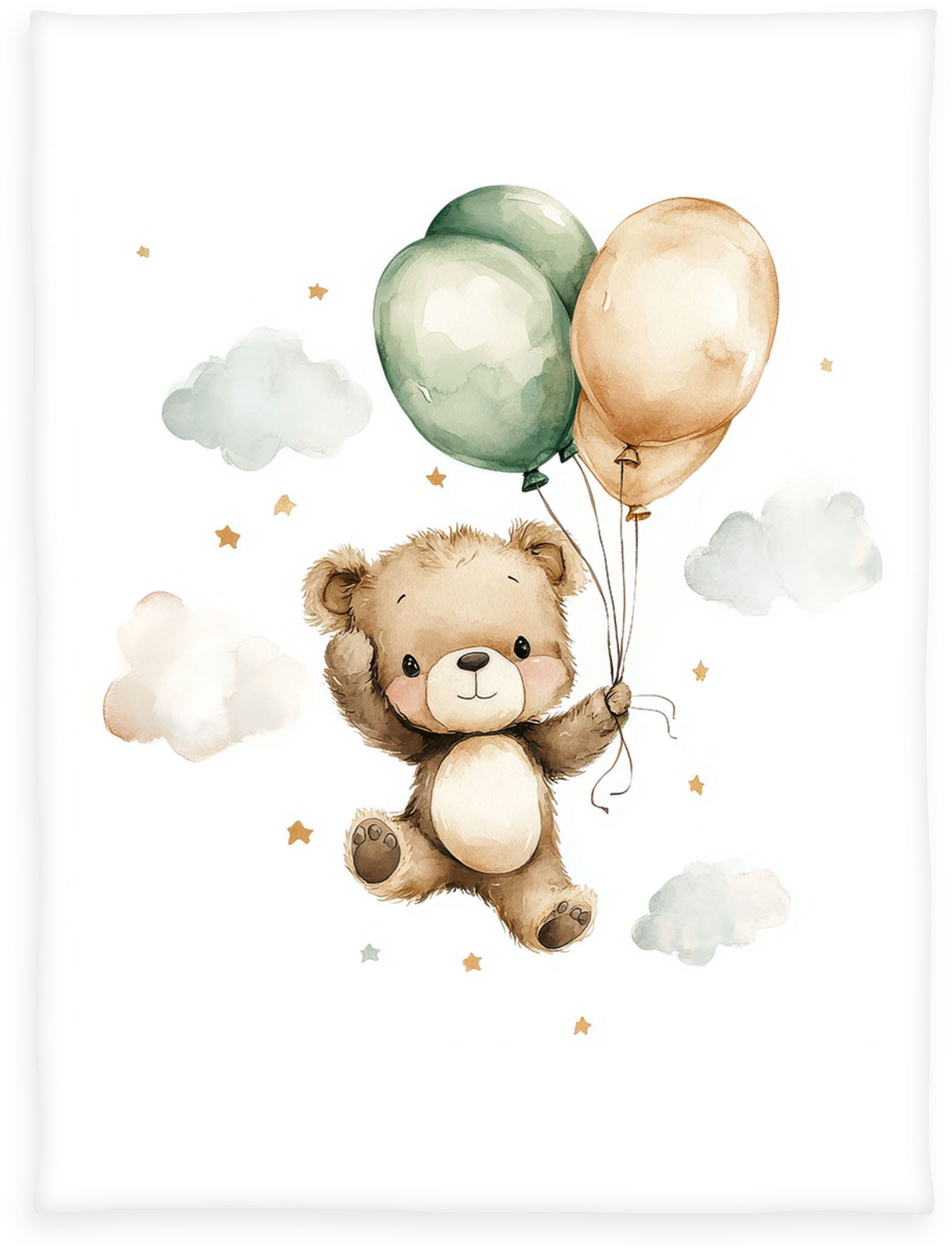 Babydecke Ballon Teddy, Baby Best, Perfekt zum Kuscheln – zuhause und unterwegs
