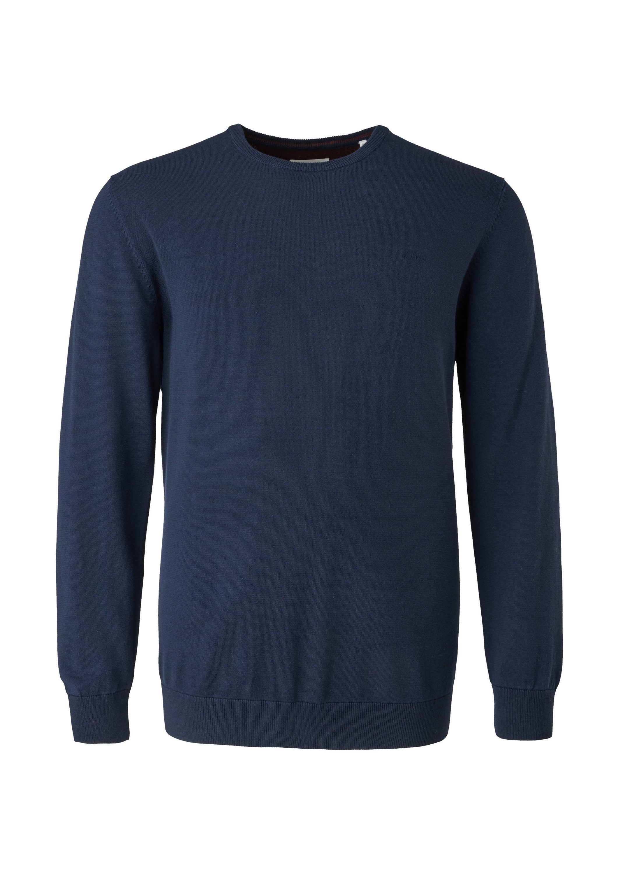 s.Oliver Longpullover Strickpullover Pullover aus Feinstrick günstig online kaufen