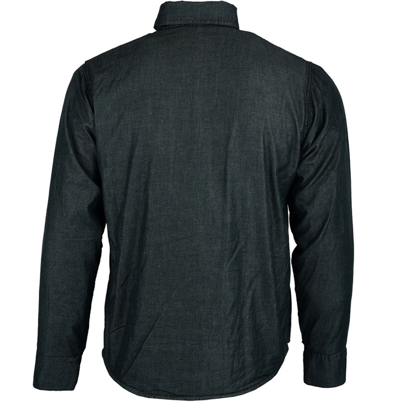 BULLDT Motorradjacke BLD1202 (mit Protektoren) Motorradhemd Jeansjacke Hemd Futter aus Aramid-Kevlar-Fasern