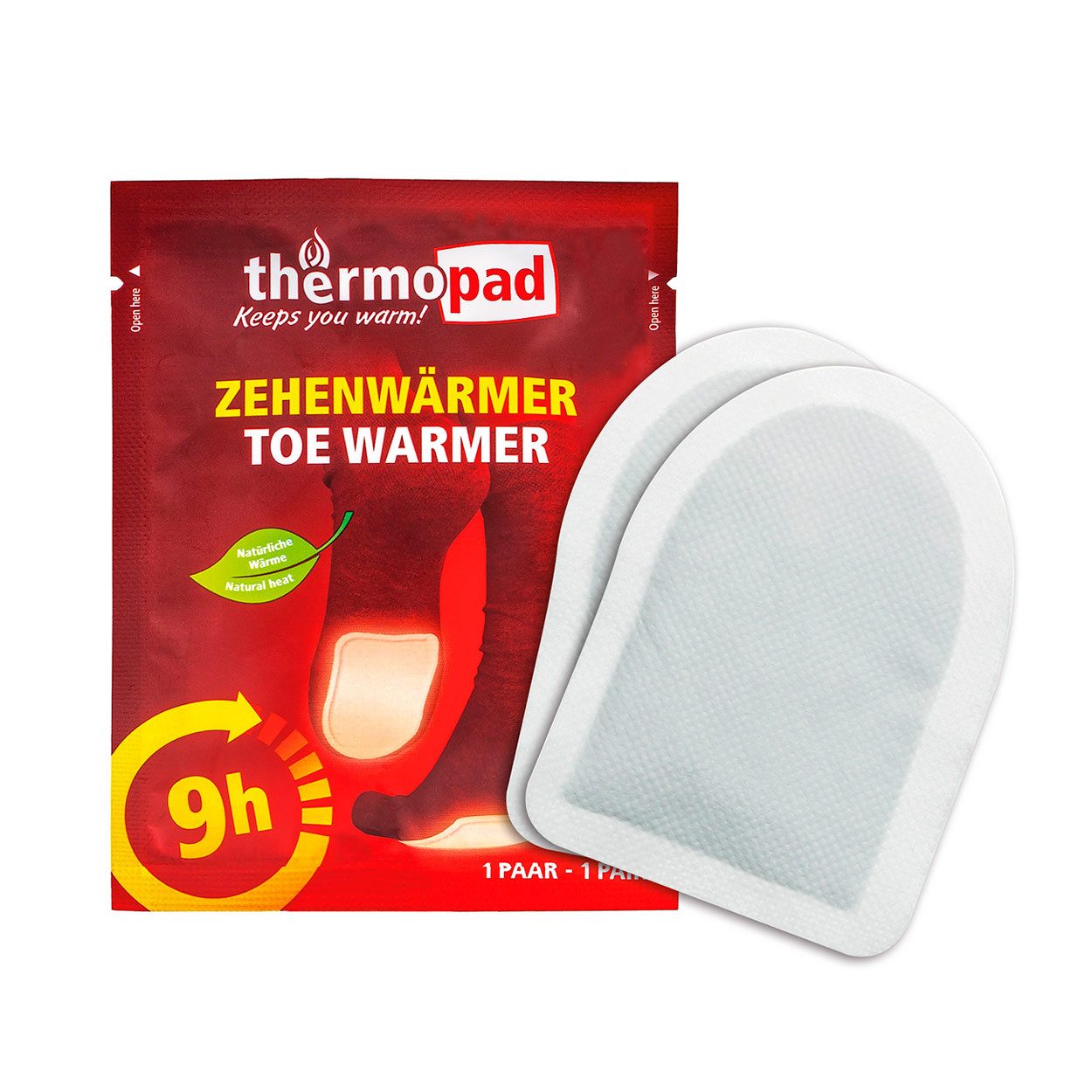 Thermopad Fußwärmer thermopad Zehenwärmer, Paar