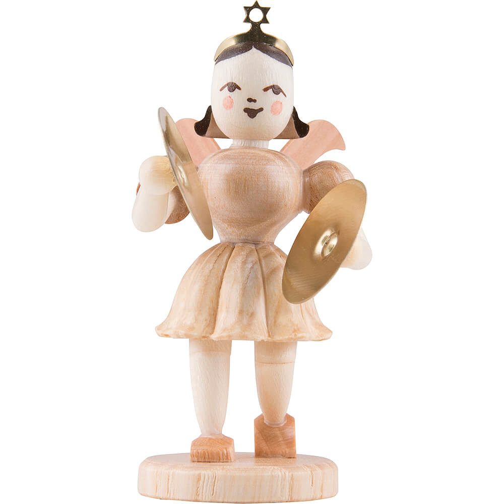 Blank Kunstgewerbe Dekofigur Kurzrockengel mit Becken, natur (6,6cm) von Blank Kunsthandwerk