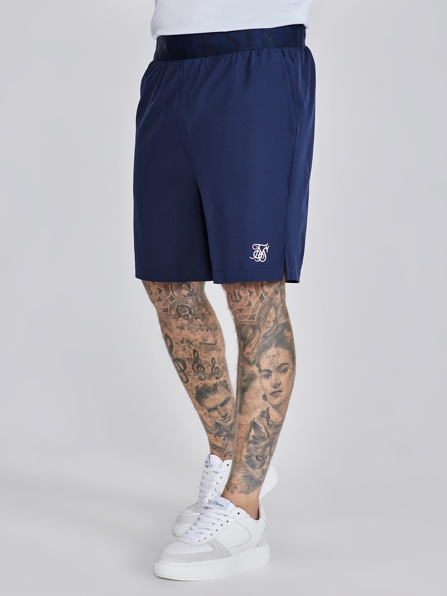 Siksilk Shorts SikSilk Herren Marineblaue Shorts