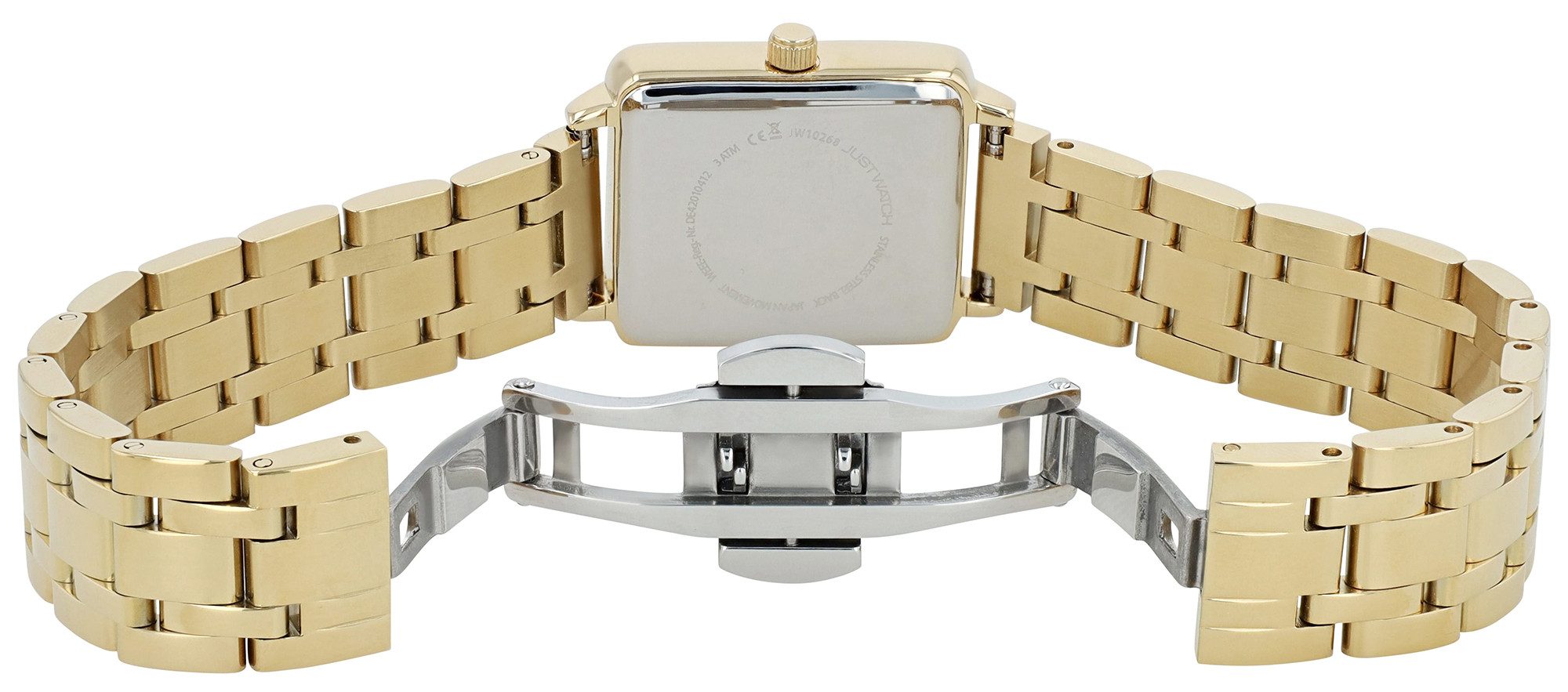 JUST WATCH Quarzuhr JW10268 Damenuhr, Edelstahl Gliederarmband, versch. Far günstig online kaufen