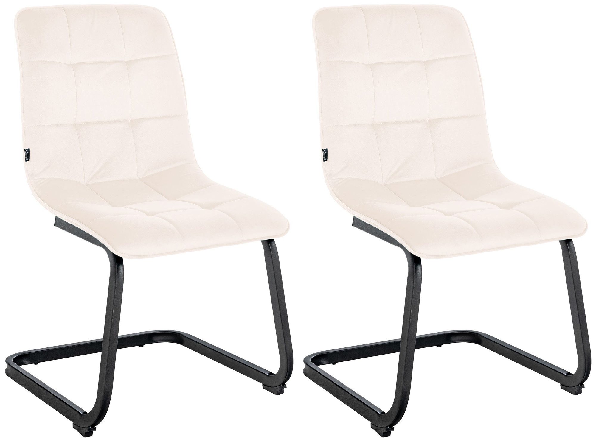 CLP Esszimmerstuhl Vermont (2er Set), Freischwinger günstig online kaufen