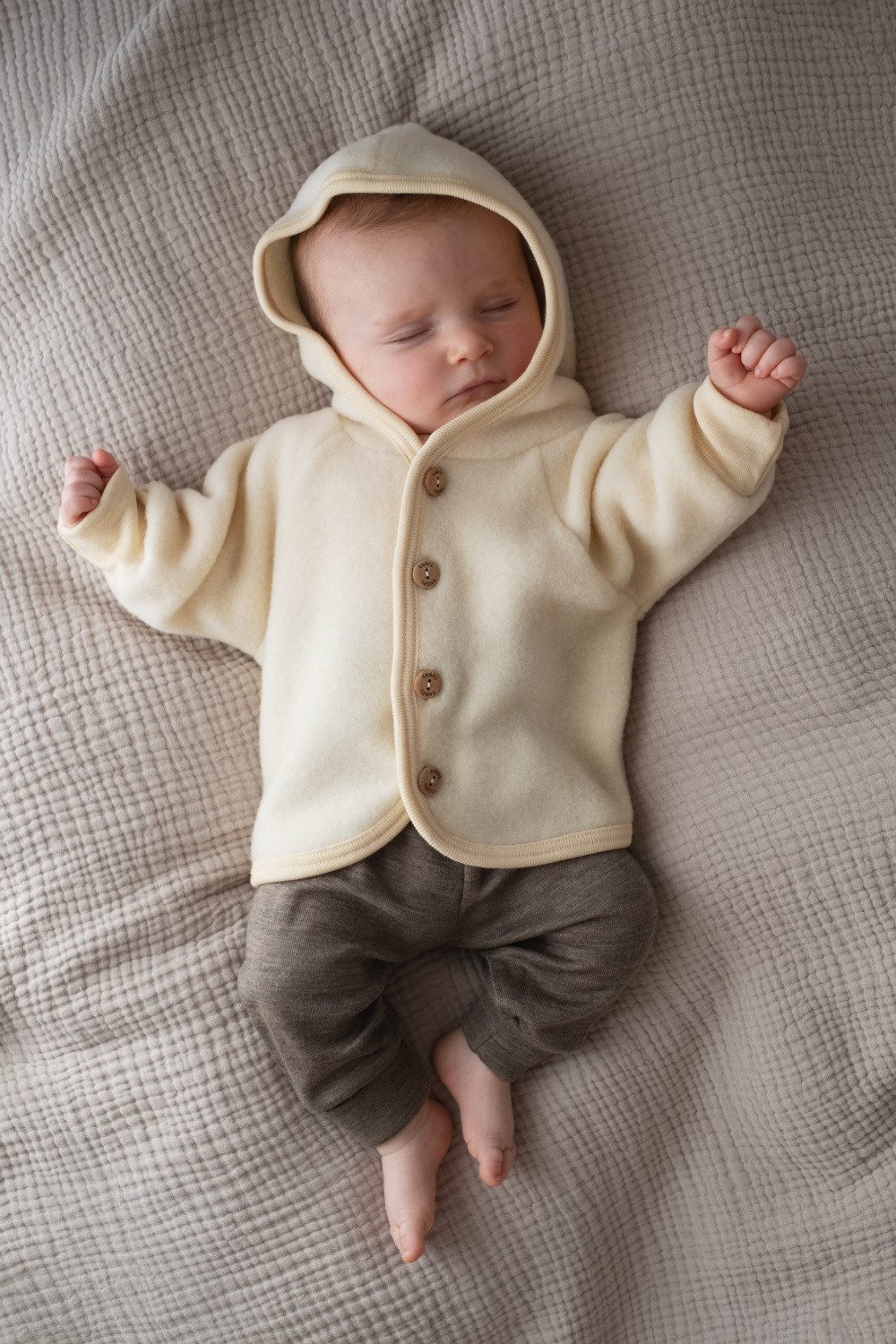 Engel Naturkleidung Kapuzensweatjacke