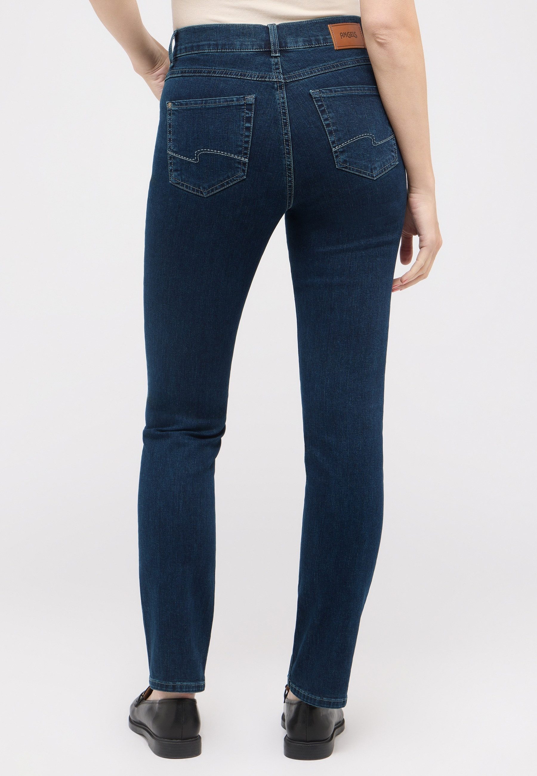 ANGELS 5-Pocket-Jeans CICI aus sportivem Denim