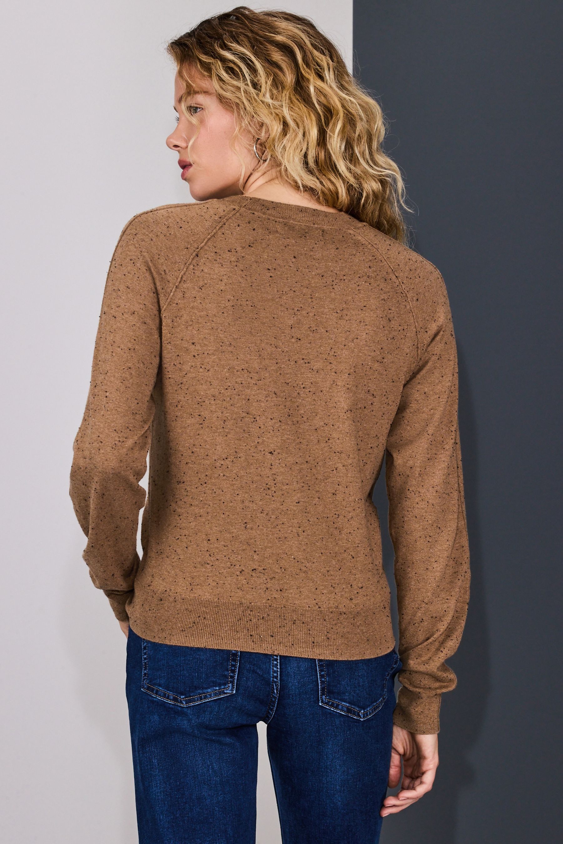 Next Rundhalspullover Weicher Strickpullover, Kurzgröße (1-tlg)