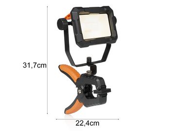 smartwares LED Baustrahler, LED fest integriert, Tageslichtweiß, Werkstattleuchte, Arbeitslampe Handlampe Bauleuchte IP 65, 2100 Lumen