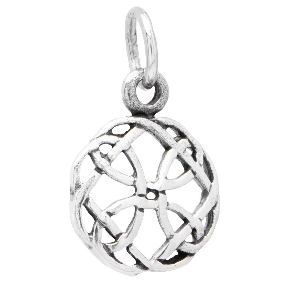 Kettenanhänger Keltischer Knoten Schmuck Anhänger 925er Silber Durchmesser 12mm