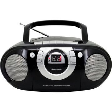 Soundmaster SCD5100SW tragbarer CD-Player Radiorecorder Kassettenrecorder AUX CD-Radiorecorder