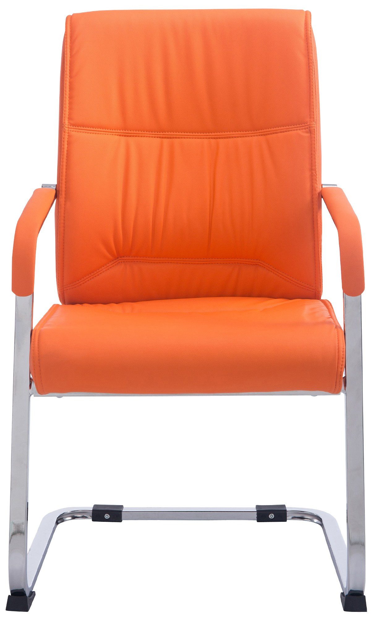 furnicato Besucherstuhl Anubis Freischwinger 102x58x65 cm orange (1 St)