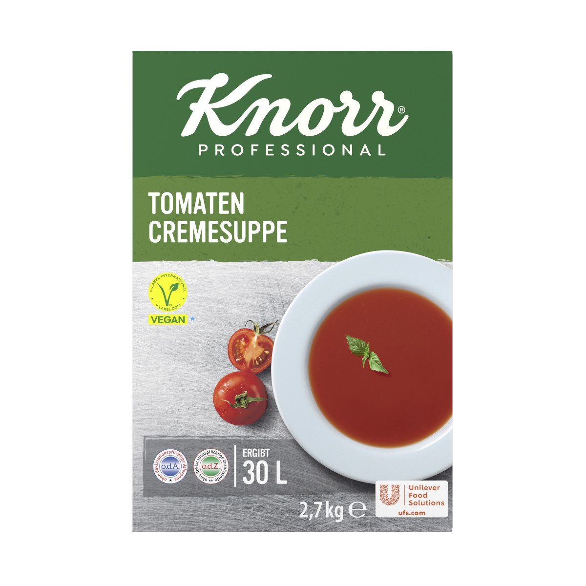Knorr Fertiggericht, Knorr Professional Tomaten Cremesuppe ergibt bis zu 30 Liter 2700g