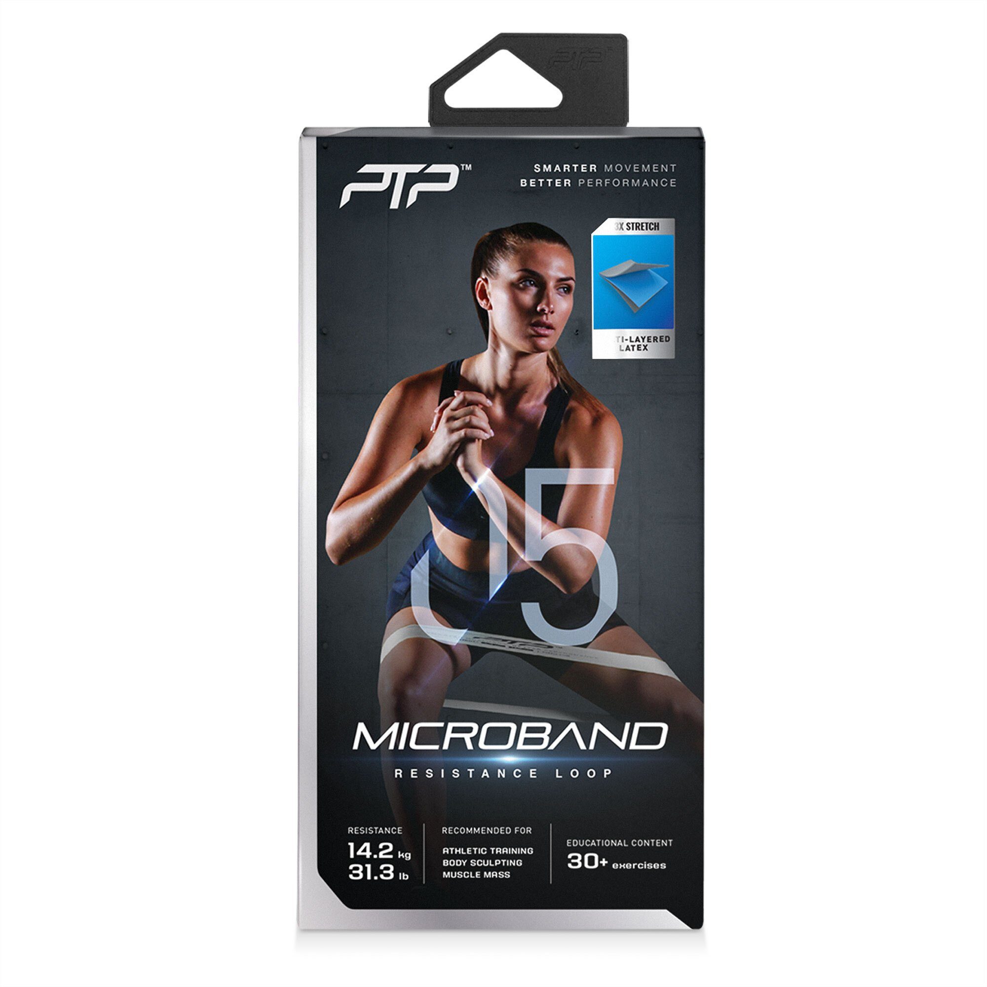 PTP Gymnastikbänder MICROBAND Silver