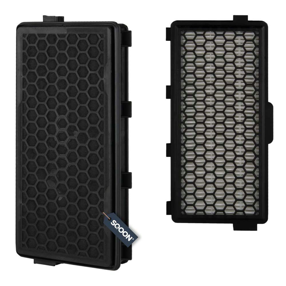 SAUGAUF HEPA-Filter passend für Miele Staubsauger S4, S5, S6, S8, S8000, S8999, Zubehör für Bodenstaubsauger, HEPA-Filter