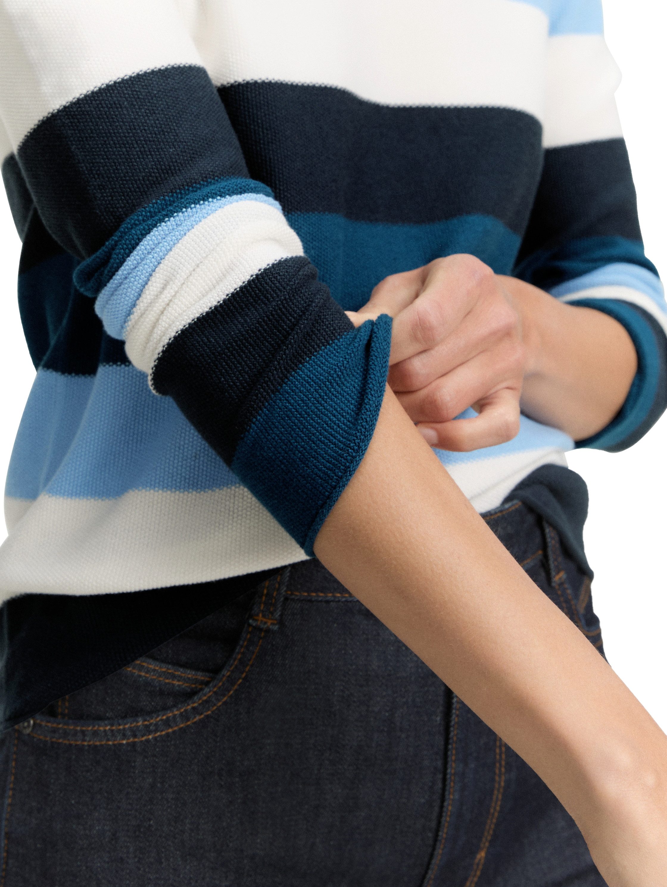 TOM TAILOR Strickpullover Otto mit Viskose