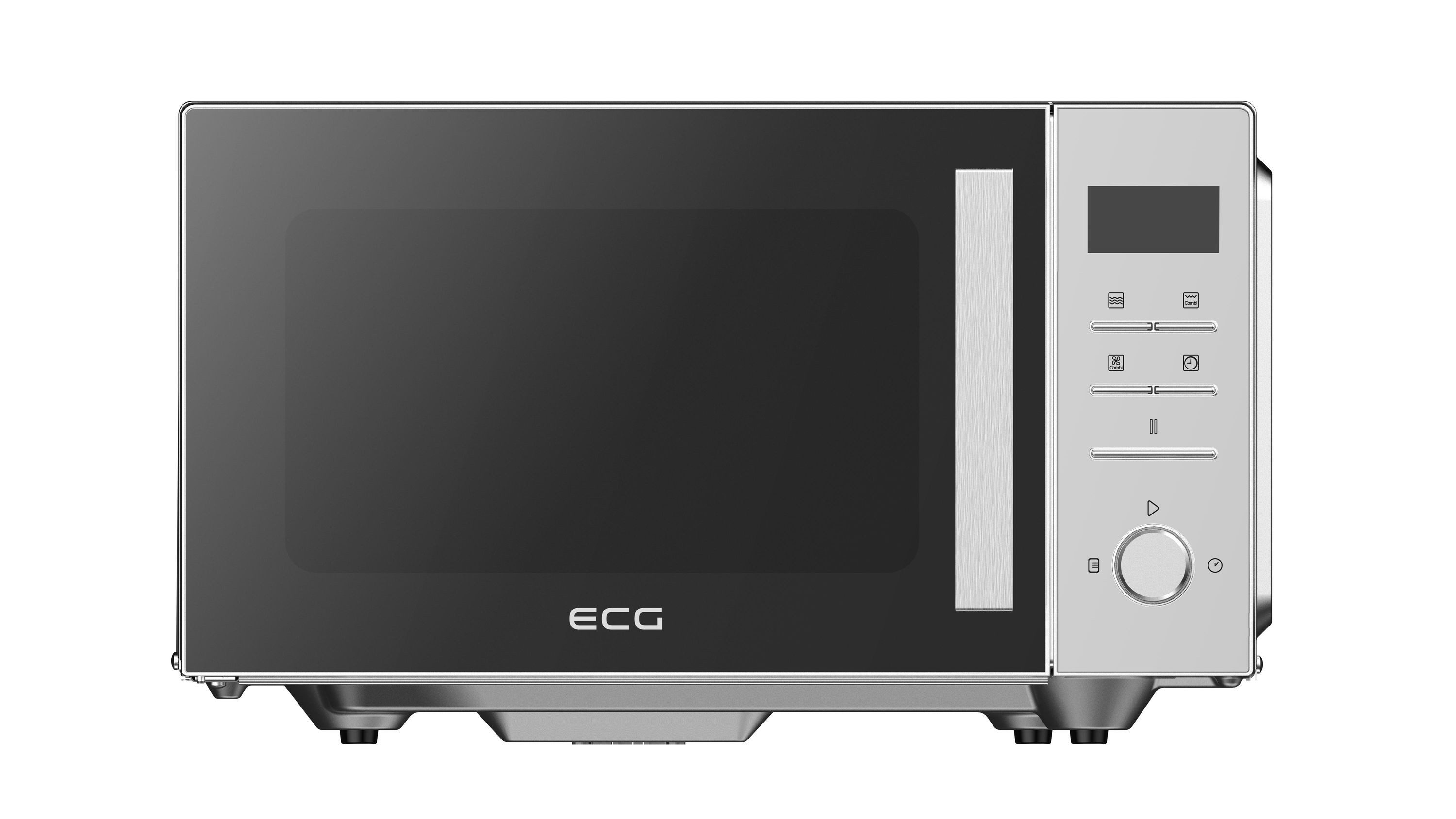 ECG Mikrowelle MTD 2591 FGCX, Flachbett-Technologie, Grill, Heißluft, 25L