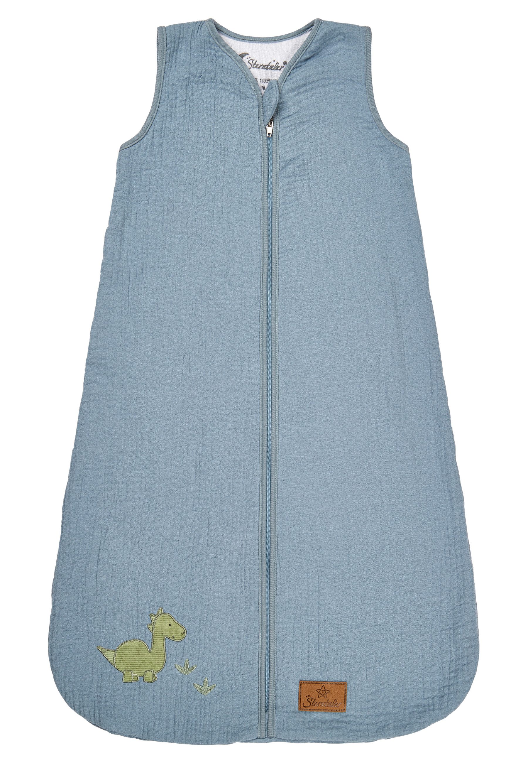 Sterntaler® Babyschlafsack Musselin-Schlafsack 70cm DINO Rexi (1 tlg)