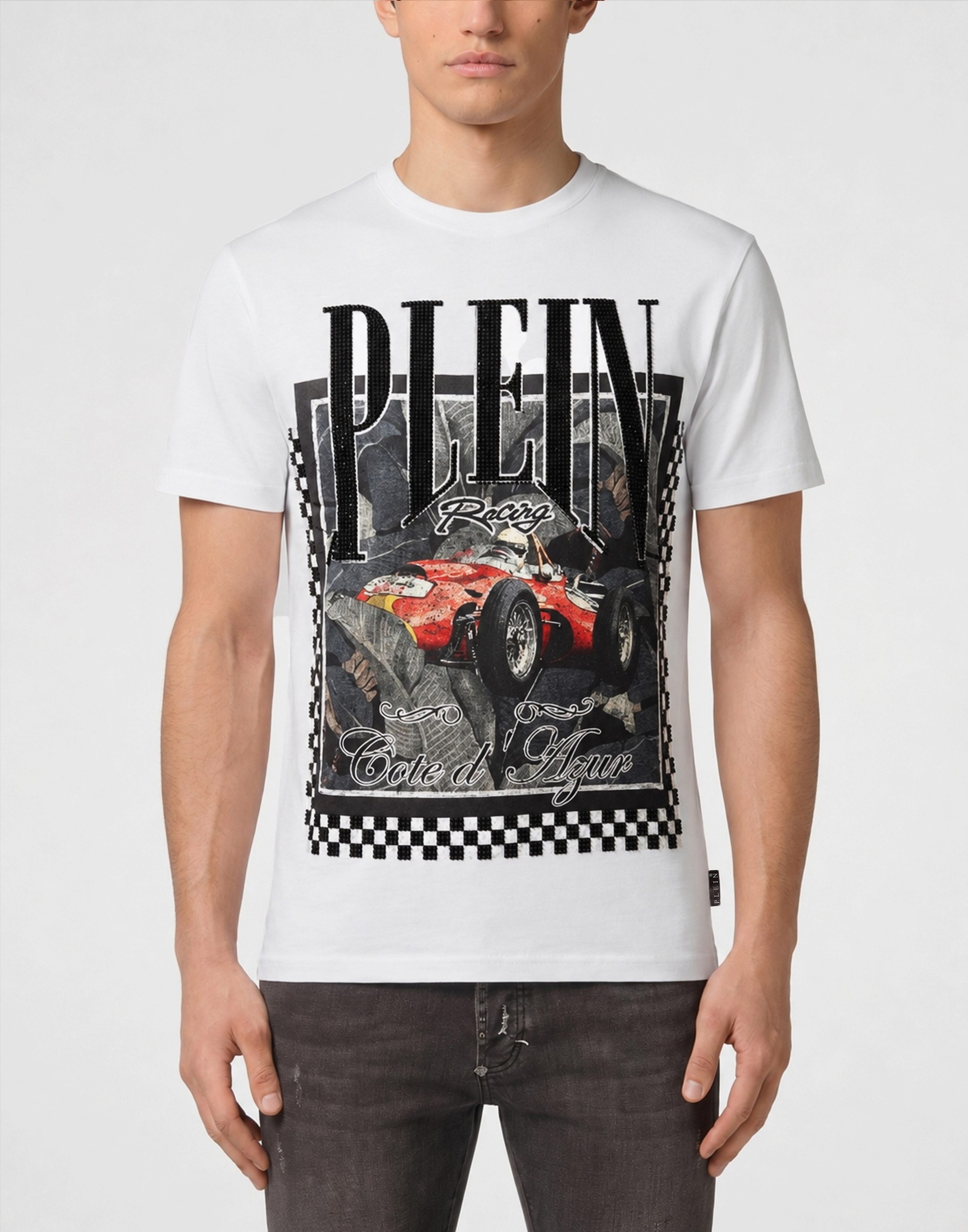 PHILIPP PLEIN T-Shirt Kurzarm-Rundhals-T-Shirt