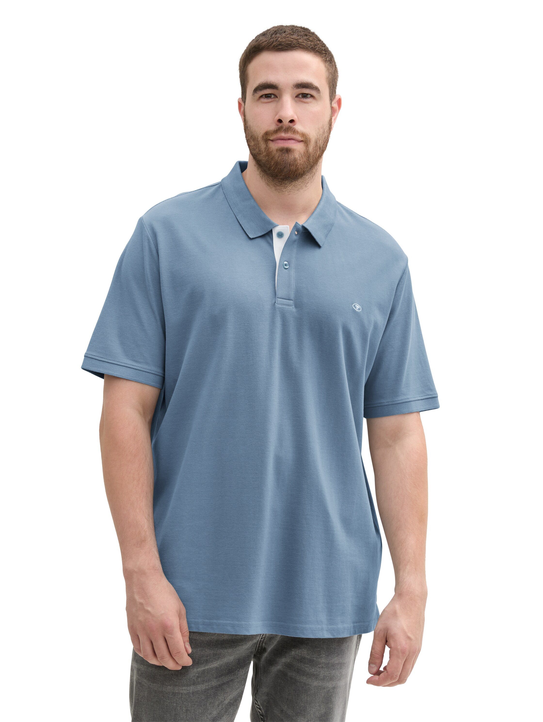 TOM TAILOR PLUS Poloshirt mit Logo-Stickerei günstig online kaufen