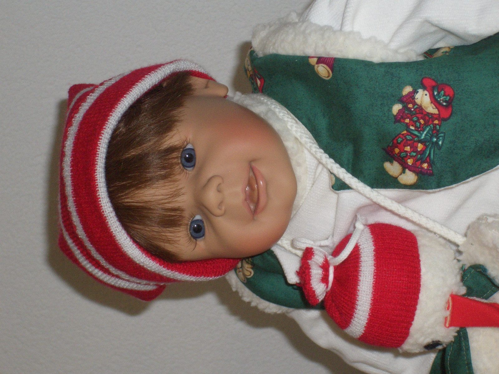 CMTPUPPENGALERIE Babypuppe Weihnachtswichtel von E. Leman, ca. 55 cm - Lagerware (1-tlg)