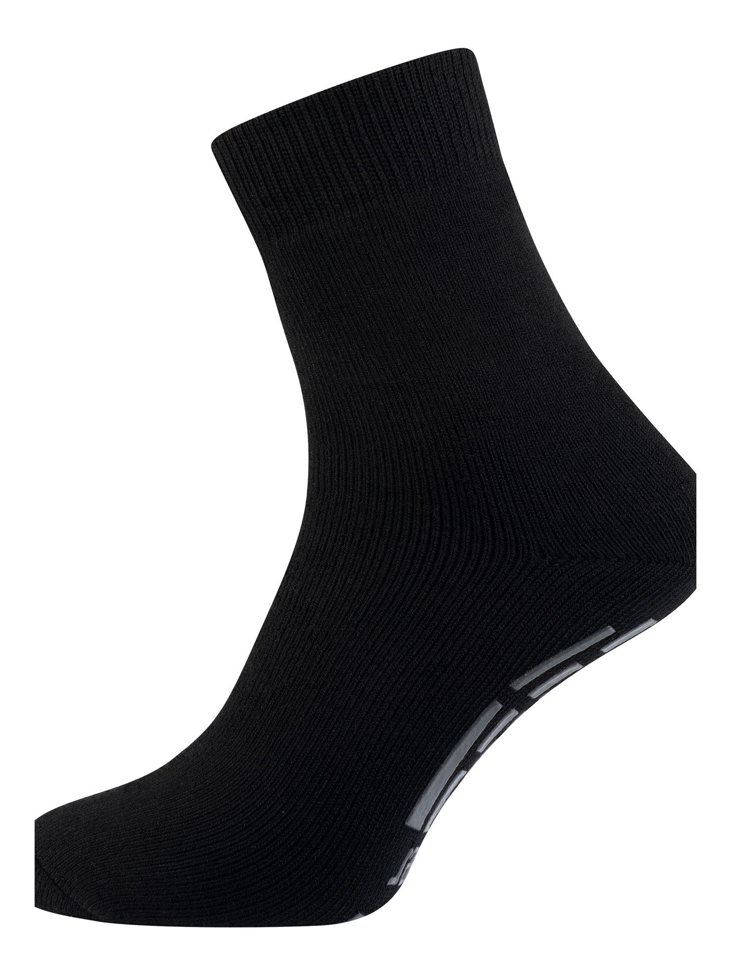 schwarz Der Nur Basicsocken (4-Paar) Stopper Socke